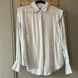 Brand new Ba$sh button up shirt with shoulder pleats